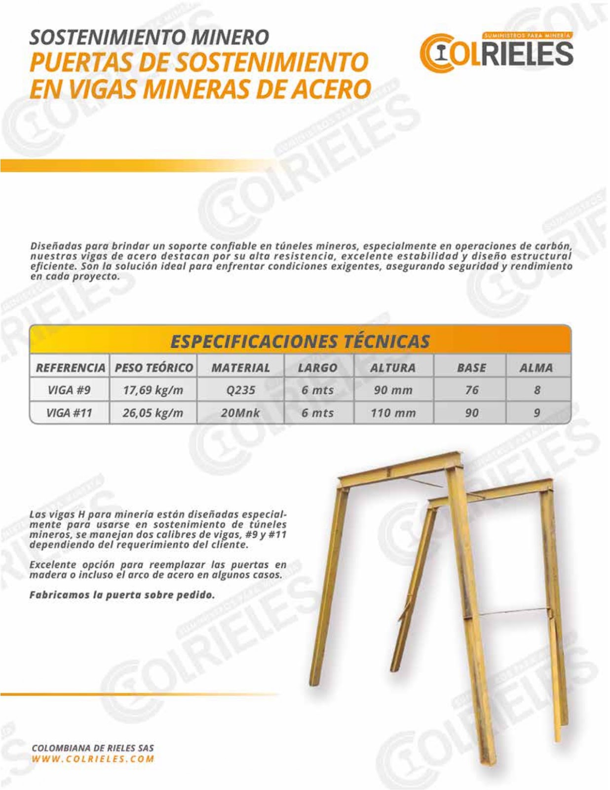 Puertas de Acero para Minería - Imagen 2
