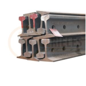 Riel Cubil 75 Libras - 34 Kg de 6 Metros para Minería (ASCE 60)  Material (Q235), Construcción y Sectores Industriales.